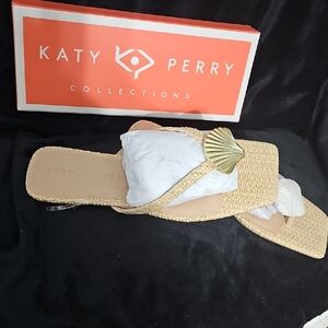 Katy Perry Collections Beige Woven Sandals
